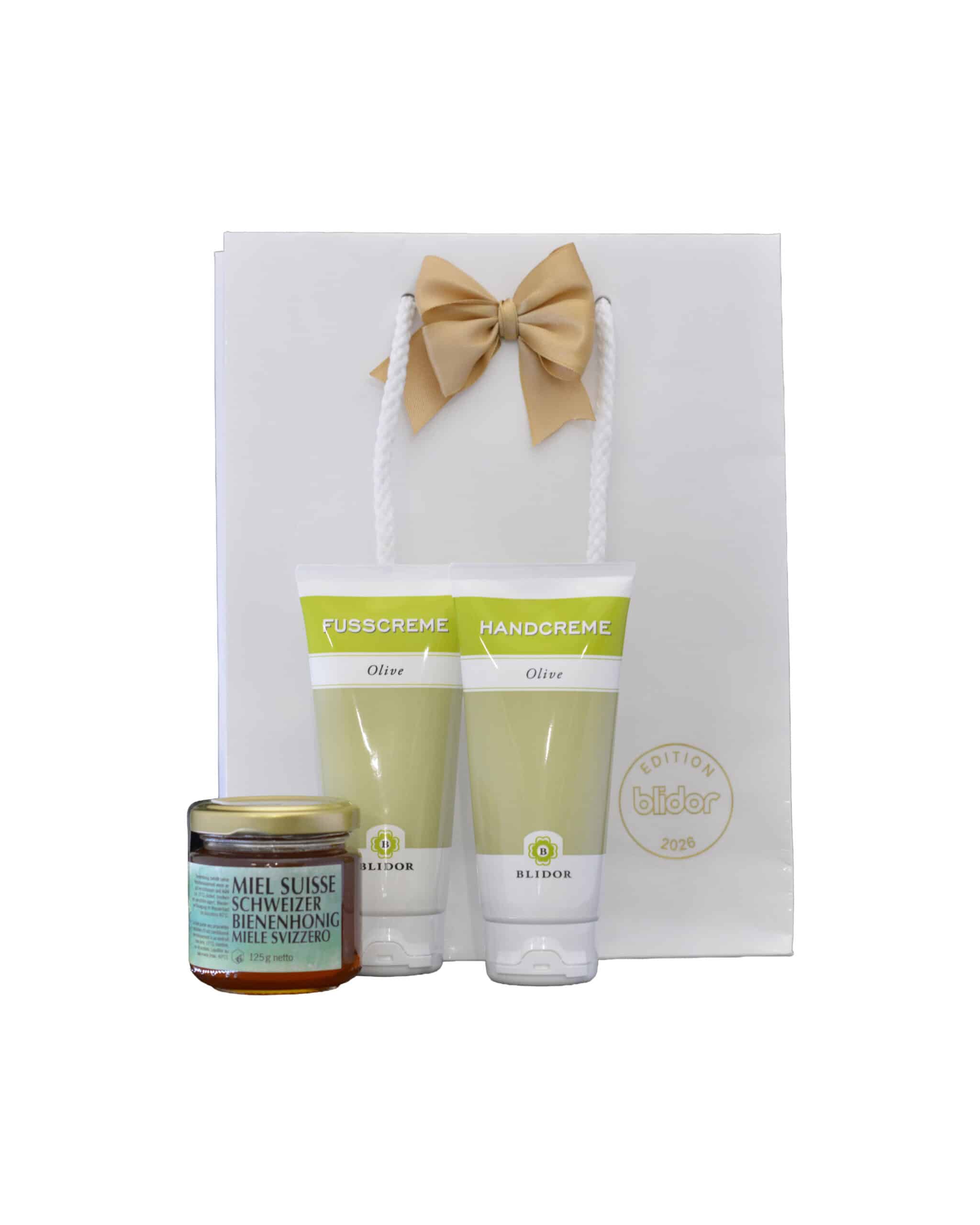 Geschenkset Olive - Pflege & Genuss