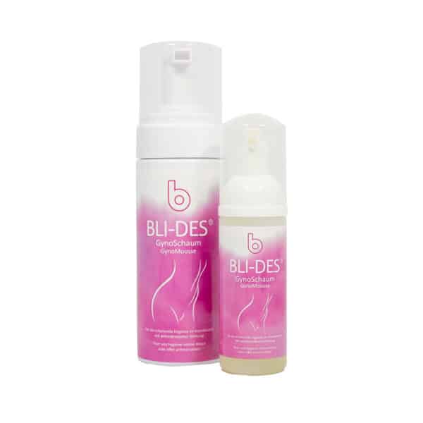 BLI-DES GynoSchaum 50 ml and 150 ml for gentle hygiene in the intimate area with antimicrobial effect