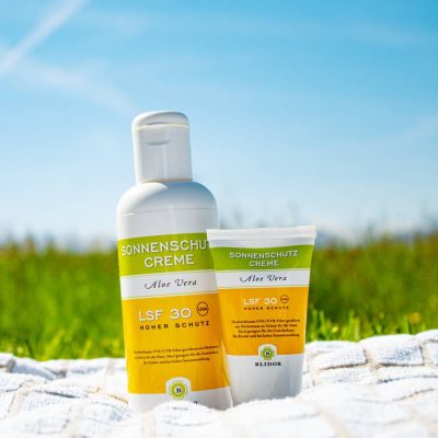Sun cream without harmful substances